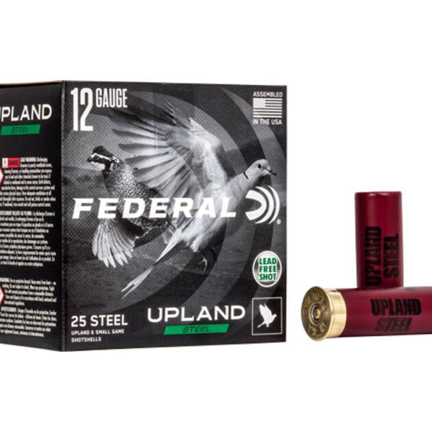 Federal USH126 Upland Steel 12 Gauge 2.75" 1 1/8 oz #6 Shotgun Ammo - 25 Rounds - 117646