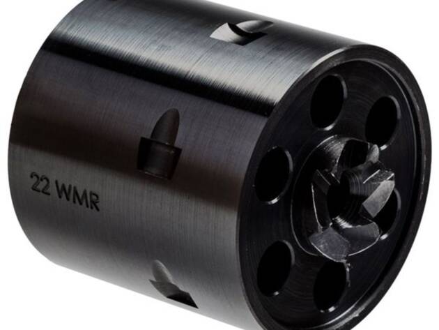 Heritage 22 WMR Cylinder 6 Rounds Blued Finish - Black