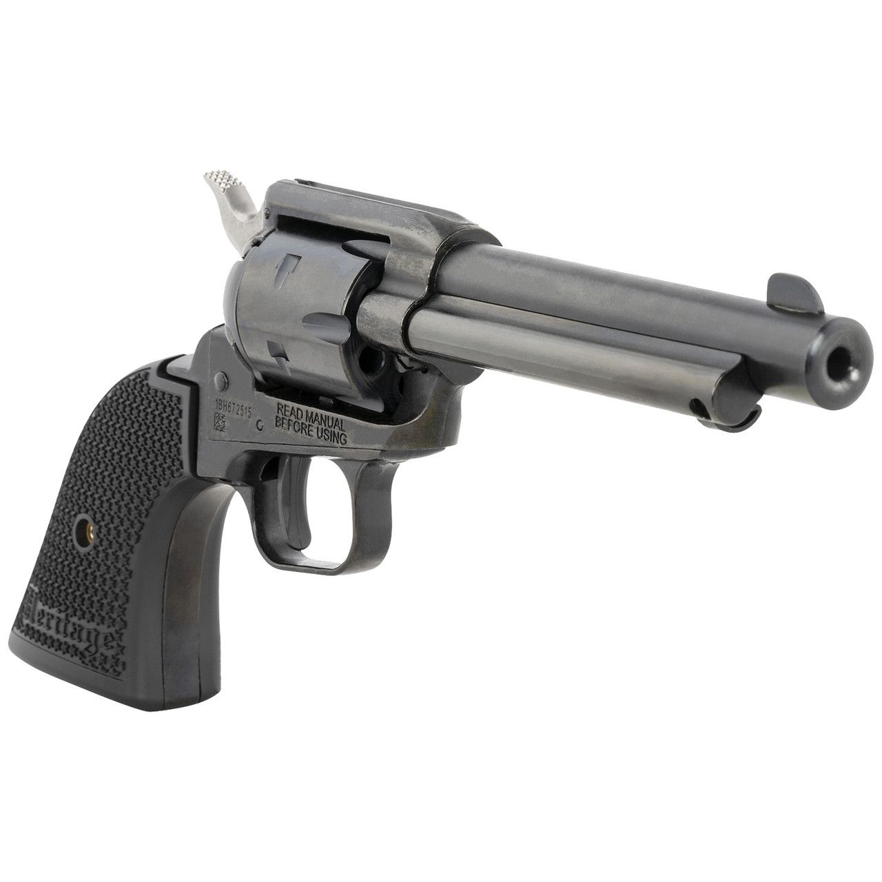 Heritage Mfg RR22B4PG Rough Rider 22 LR 6 Shot, 4.75", Black Cerakote Cylinder, Black Polymer Grip, Hammer/Thumb Safety, Exposed Hammer - RR22B4PG - Image 3