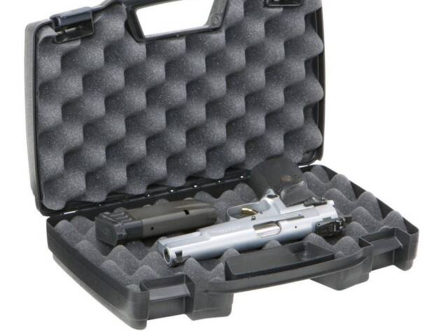 Plano 140300 Protector Series Single Pistol Case, Black - PMC140300