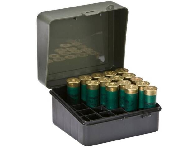 Plano 121701 12-Gauge Shot Shell Case, OD Green/Black - PMC121701
