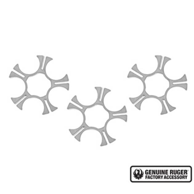 Ruger 90460 Moon Clip Full Ruger LCR 9mm Luger 5rd Stainless Steel 3 Per Pack - 95008