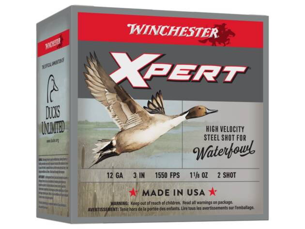 Winchester Super-X Xpert 12 Gauge 3" 1-1/8 oz. #4 Steel Shot Shotgun Ammo - 25 Rounds - WEX1234