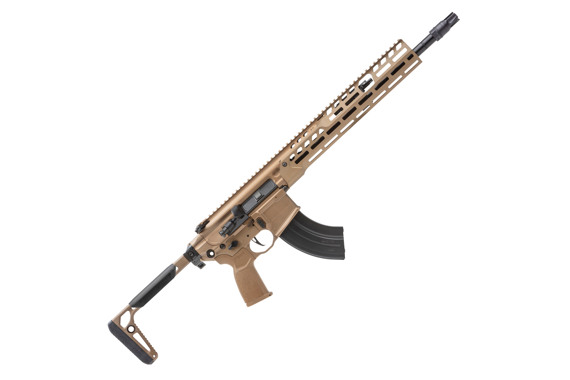 SIG Sauer MCX-SPEAR LT 16" 7.62x39mm 28rd Folding Semi-Auto Rifle - RMCX-762R-16B-LT