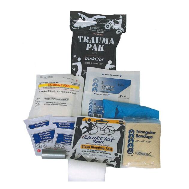 Adventure Medical Kits 2064-0292 Trauma Pak First Aid Kit with QuikClot - 2064-0292
