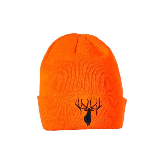 Kings Camo Logo Heavy Knit Beanie Blaze Orange - KBZ409-BZ
