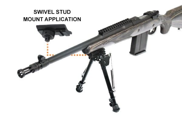 UTG Tactical OP Bipod, QD Lever Mount - Image 5