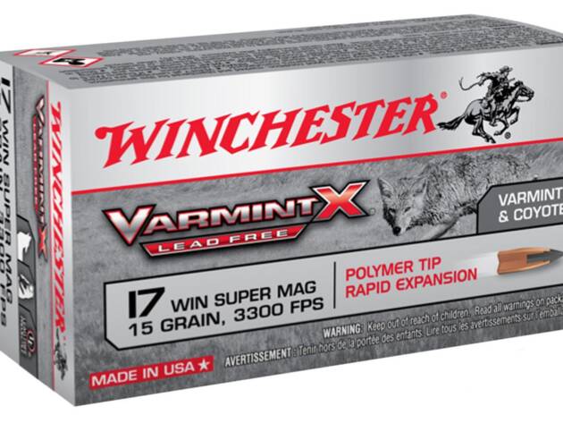 Winchester Varmint-X .17 WSM 15 GR Polymer Tip - 50Rd - X17W15PLF
