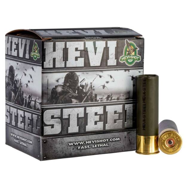 HEVI-Shot Hevi-Steel 12GA 3.5" 1 3/8 oz #4 Shotgun Ammo - 25 Rounds - HS65004