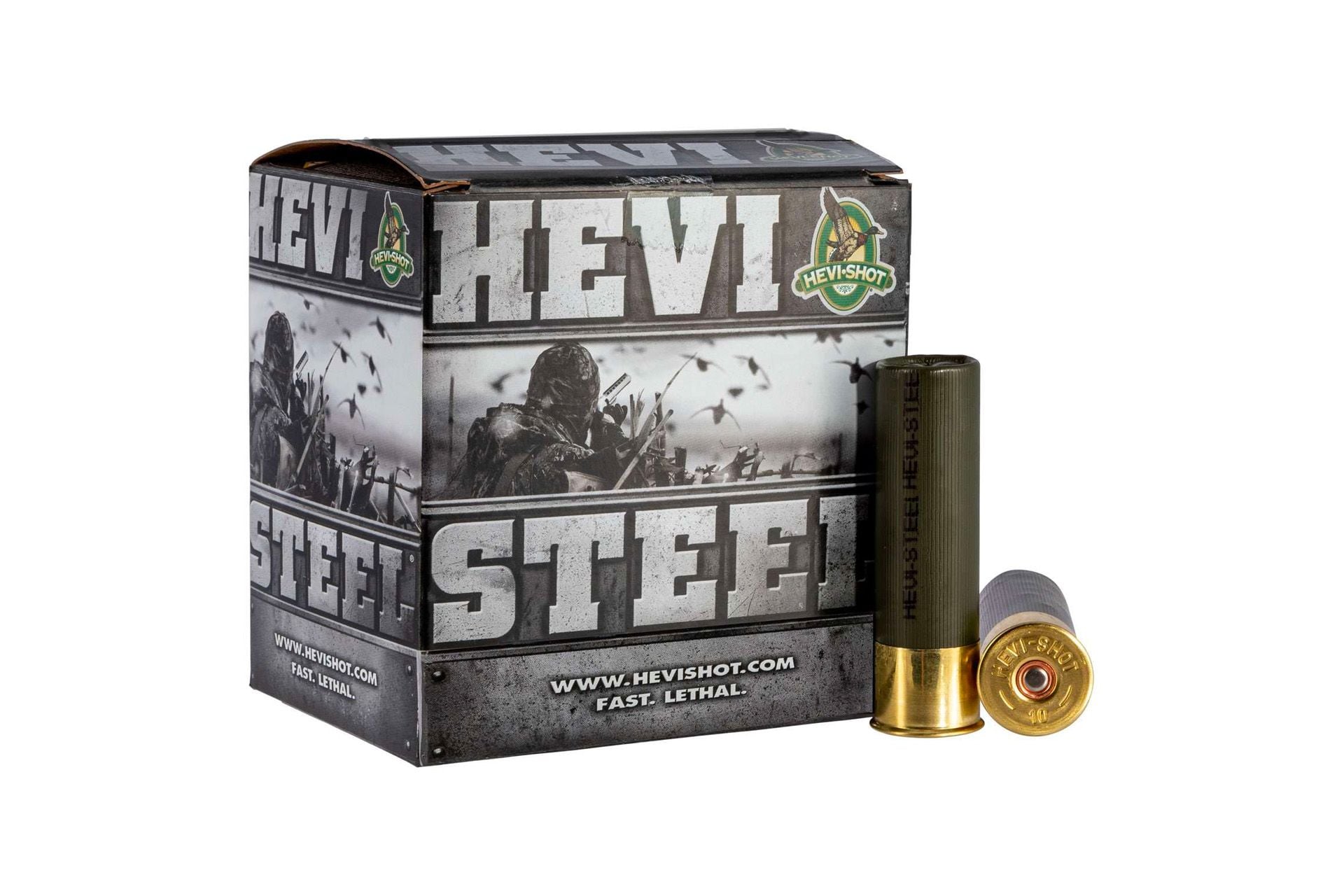 HEVI-Shot Hevi-Steel 12GA 3.5" 1 3/8 oz #4 Shotgun Ammo - 25 Rounds - HS65004