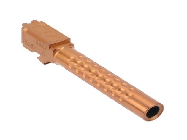 Zev Technologies Optimized Match Barrel For GLOCK 17 Gen 5 - Bronze 1:14 Twist - BBL-17-OPT-5G-BRZ