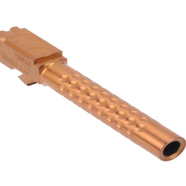 Zev Technologies Optimized Match Barrel For GLOCK 17 Gen 5 - Bronze 1:14 Twist - BBL-17-OPT-5G-BRZ