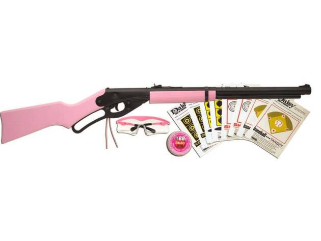 Daisy Pink Model 1998 Fun Kit .177 Caliber BB Air Rifle - 994999-403