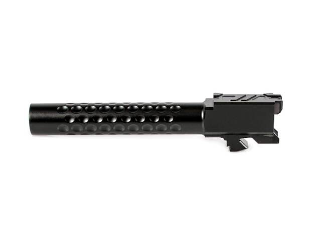 Zev Technologies Optimized Match Barrel For GLOCK 17 Gen 5 - Black DLC 1:14 Twist - BBL-17-OPT-5G-DLC