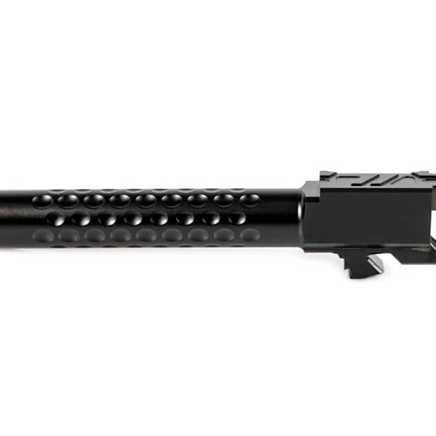 Zev Technologies Optimized Match Barrel For GLOCK 17 Gen 5 - Black DLC 1:14 Twist - BBL-17-OPT-5G-DLC