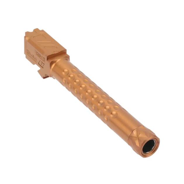 Zev Technologies Optimized Match Threaded Barrel For GLOCK 17 Gen 5 - Bronze 1:14 Twist - BBL-17-OPT-5G-TH-BRZ
