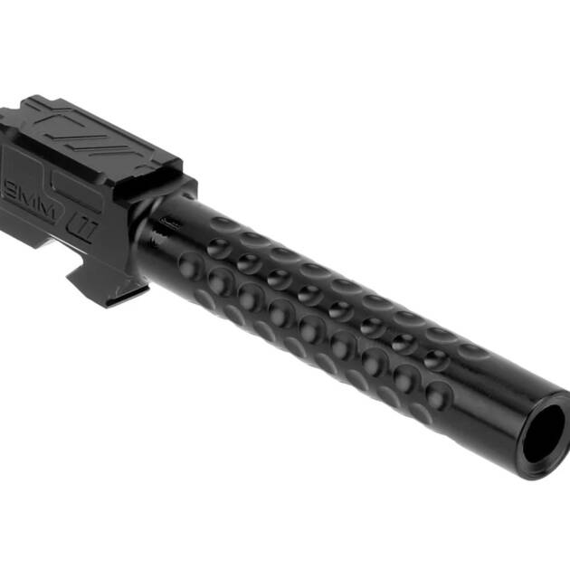 Zev Technologies Optimized Match Barrel For GLOCK 17 Gen 1-4 - Black DLC 1:14 Twist - BBL-17-OPT-DLC