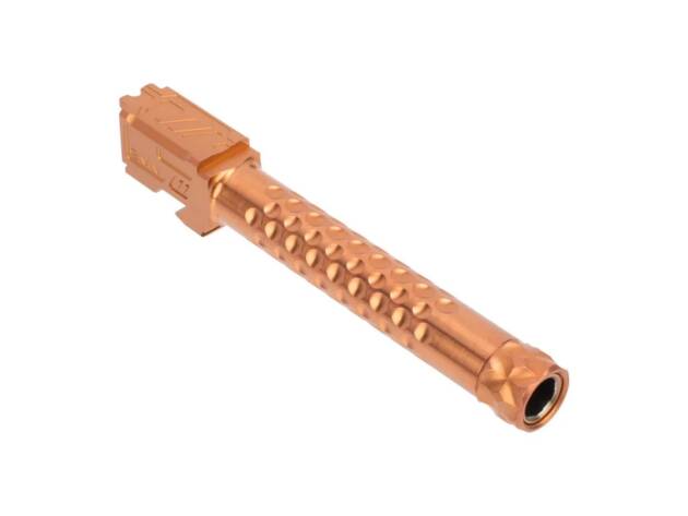 Zev Technologies Optimized Match Threaded Barrel For GLOCK 17 Gen 1-4 - Bronze 1:14 Twist - BBL-17-OPT-TH-BRZ