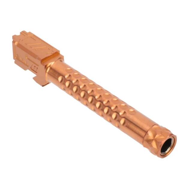 Zev Technologies Optimized Match Threaded Barrel For GLOCK 17 Gen 1-4 - Bronze 1:14 Twist - BBL-17-OPT-TH-BRZ