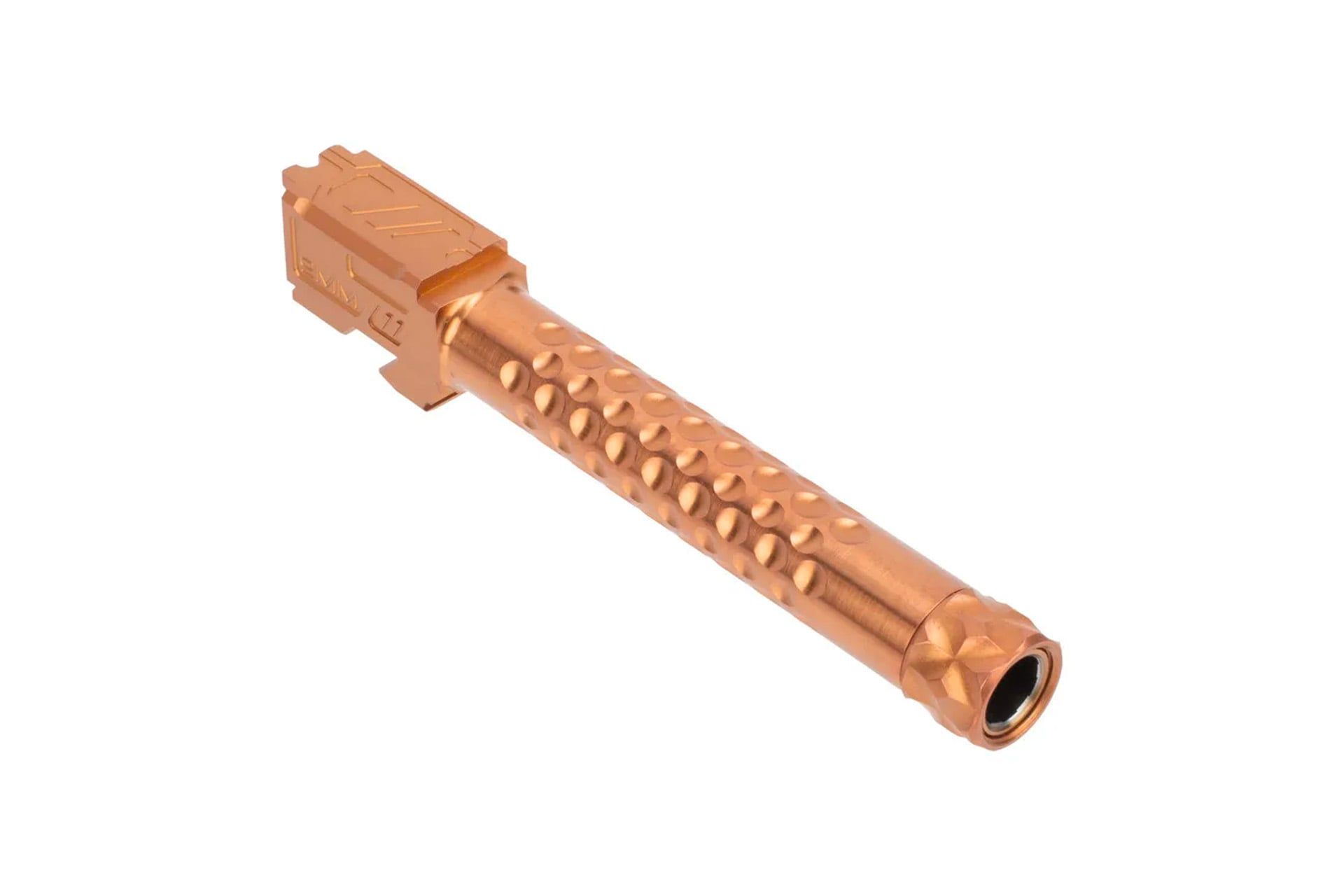 Zev Technologies Optimized Match Threaded Barrel For GLOCK 17 Gen 1-4 - Bronze 1:14 Twist - BBL-17-OPT-TH-BRZ