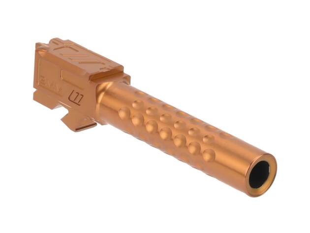 Zev Technologies Optimized Match Barrel For GLOCK 19 Gen 1-5 - Bronze 1:14 Twist - BBL-19-OPT-BRZ
