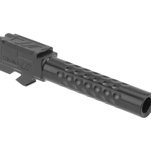 Zev Technologies Optimized Match Barrel For GLOCK 19 Gen 1-5 - Black DLC 1:14 Twist - BBL-19-OPT-DLC