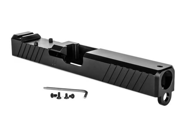 Zev Technologies Z17 Duty Stripped Slide Fits GLOCK 17 Gen 3 - RMR Cut - Black - SLD-Z17-3G-DUTY-RMR-BLK