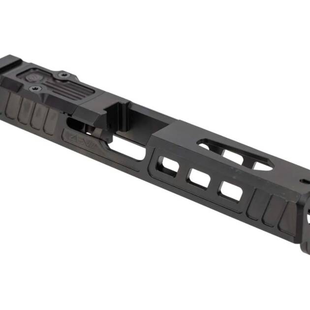 Zev Technologies Z17 Hellbender Stripped Slide Fits GLOCK 17 Gen 3 - RMR Cut - Black - SLD-Z17-3G-HEL-RMR-B