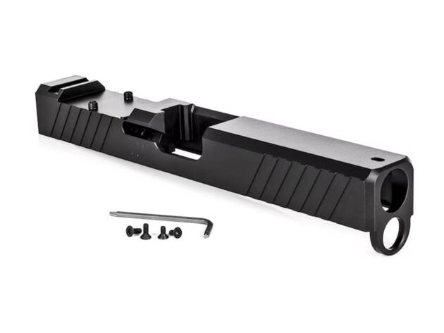 Zev Technologies Z17 Duty Stripped Slide Fits GLOCK 17 Gen 4 - RMR Cut - Black - SLD-Z17-4G-DUTY-RMR-BLK