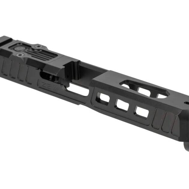Zev Technologies Z17 Hellbender Stripped Slide Fits GLOCK 17 Gen 5 - RMR Cut - Black - SLD-Z17-5G-HEL-RMR-B