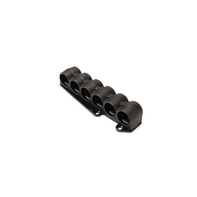 Mesa Tactical, 6-Shell Side Saddle, 12 Gauge, Fits Moss 930, On-gun shotshell carriers, Black Finish - 93030