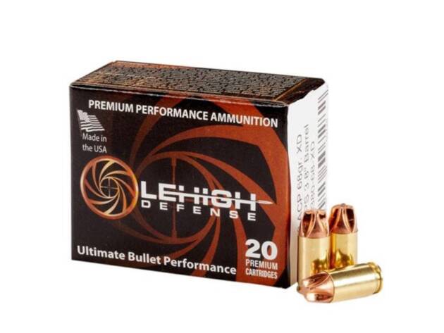 Lehigh Defense LA38068XD Xtreme Defense Home Defense 380 ACP 68 gr Lehigh Defense XD FMT Handgun Ammo - 20 Rounds - LA38068XD