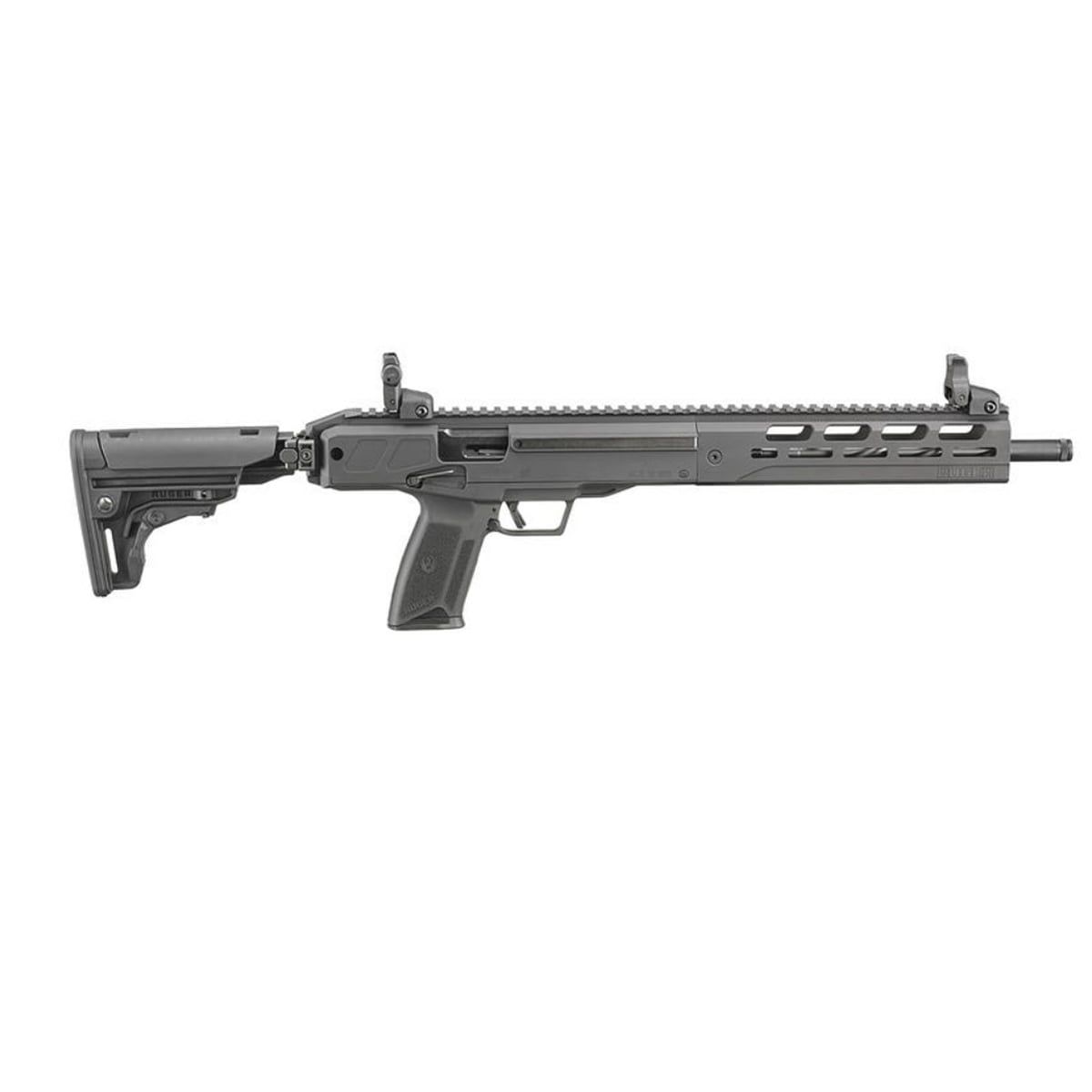 Ruger 19301 LC Carbine State Compliant 5.7x28mm 16.25" 10+1 Black Fixed Stock OEM Flip-Up Sights