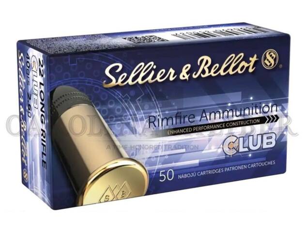 Sellier & Bellot .22LR 40 Grain Lead Round Nose Rimfire Ammo - 5000 Rounds