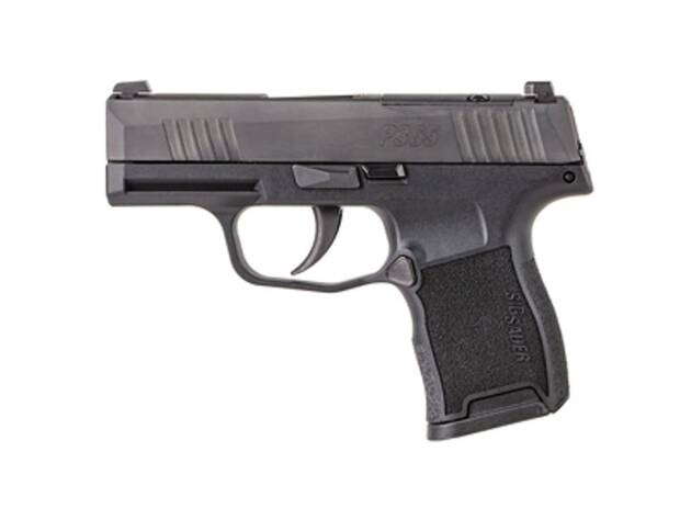 Sig  P365, Striker Fired, Semi-automatic, Poly Frame Pistol, Sub-Compact, 380 ACP, 3.1" Barrel, Galactic June Bug, SIGLITE Day/Night Sights, 2 Mags, 10 Rd - 365-380-BSS
