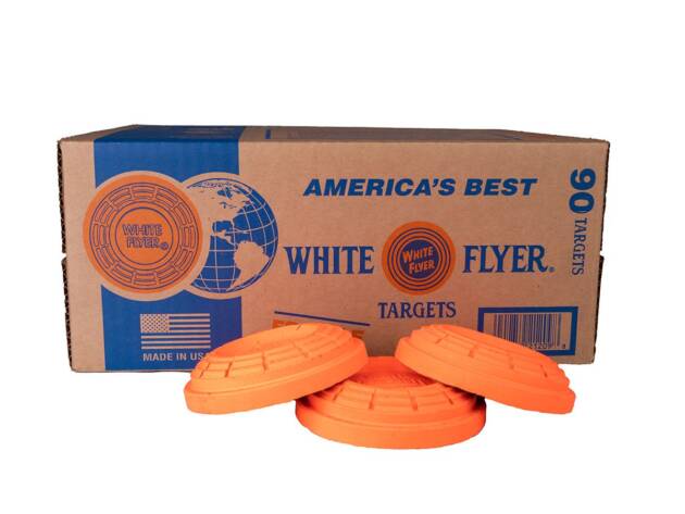 White Flyer BLACKOUT® Trap and Skeet Targets - 90 Pack