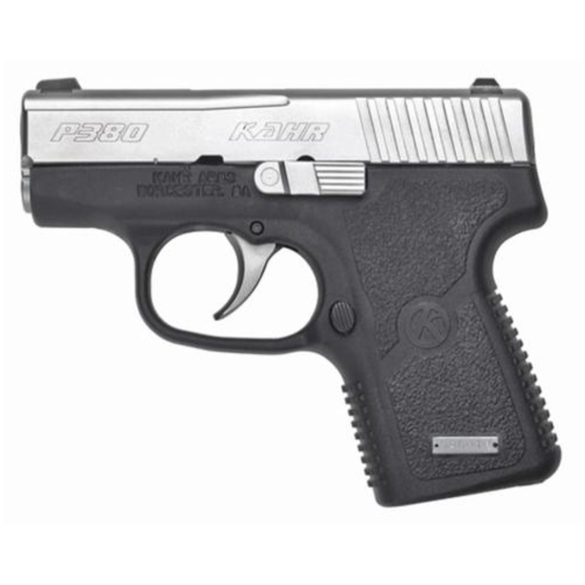 Kahr Arms P380 California 6+1 380ACP 2.5" - Stainless/Silver 2.5" Barrel 6+1 Rounds Polymer Grips 3-Dot Sights - KP38233