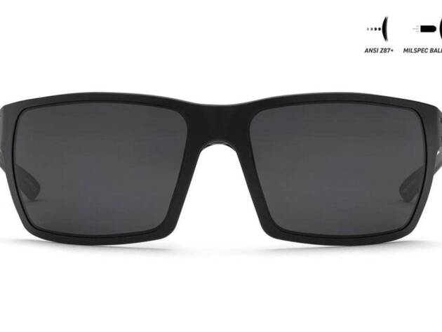 Gatorz Marauder Black Black Logo MILSPEC Ballistic Smoke w/ Anti-Fog ANSI Z87.1 - GZ-12-401