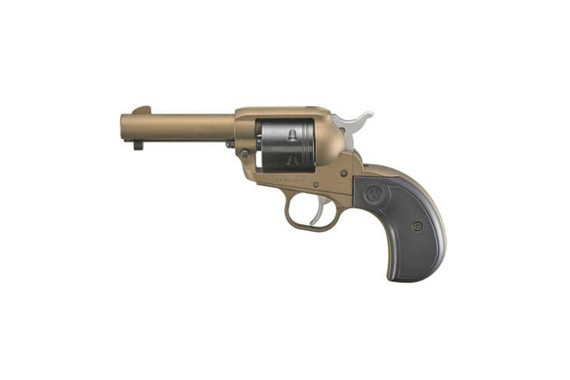 Ruger 2017 Wrangler 22 LR 3.75" 6 Shot Black Cerakote Cylinder, Synthetic Grip On A Birdshead Pattern Grip Frame Grip - 2017 - Image 2