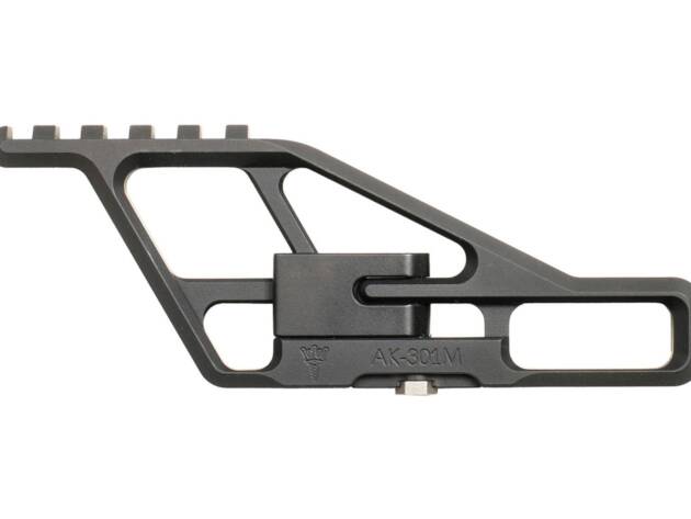 RS Regulate, Front Biased Lower, Modular Side Mount, Fits AKM Type Rifles,, Black, Not Compatible w/Folding Stocks - AK-301M