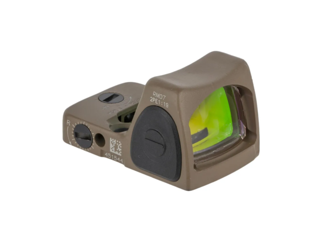 Trijicon RMR Type 2 Adjustable LED Reflex Sight - 6.5 MOA - FDE - 700717