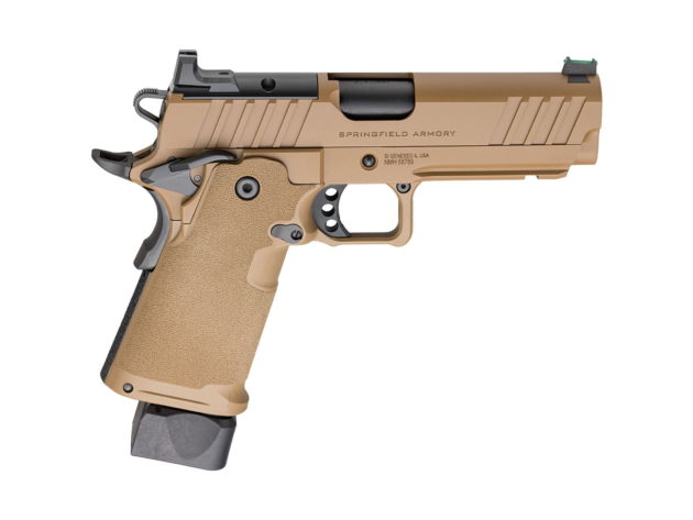 Springfield 1911 DS Prodigy AOS 9mm 4.25" 20rd Semi-Auto Pistol - Coyote Brown - PH9117AOSCB