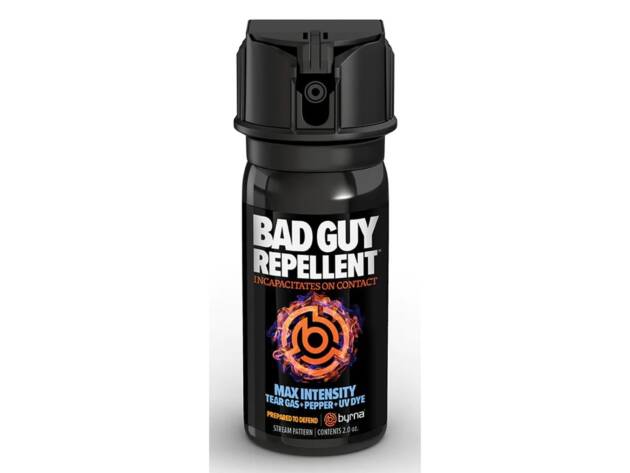 Byrna Technologies BGR02105 BGR Max Capsaicin/UV Dye Range 8-15 ft Black Canister 1 Can - BGR02105