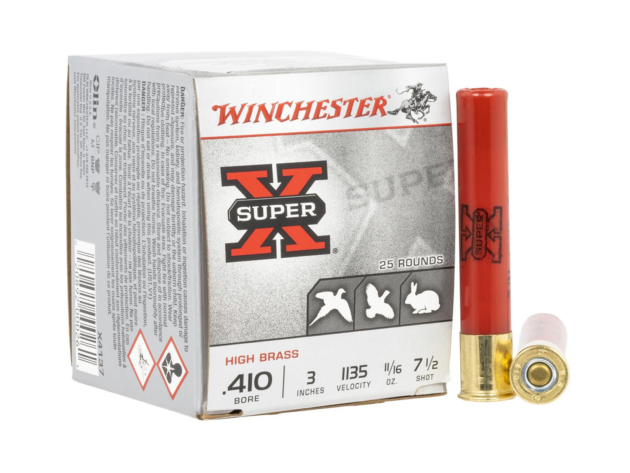 Winchester X4137 Super-X 410 Bore 11/16 oz 3" Shotgun Ammo - 25 Round box - X4137
