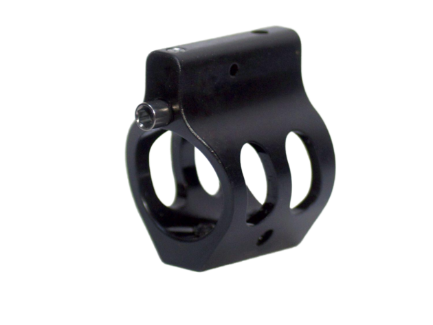 Wojtek Weaponry AR-15 Low Profile Infinite Adjustable Solid Gas Black