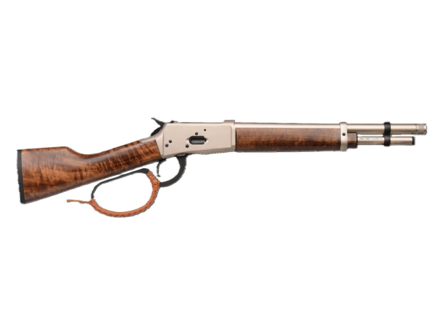 GForce Arms Mare's Leg 5+1 12" 357 Magnum Lever Action Pistol - Wood Grips - Nickel Plated - GFLVR357PN