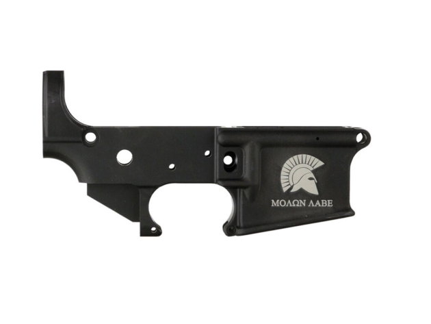 Anderson Manufacturing AM-15 Stripped Lower Receiver - Open - Molon Labe