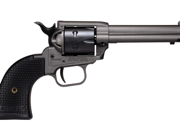 Heritage Rough Rider Revolver 4 3/4 " - .22 LR - CERAKOTE TUGNSTEN/SBK - RR22C4