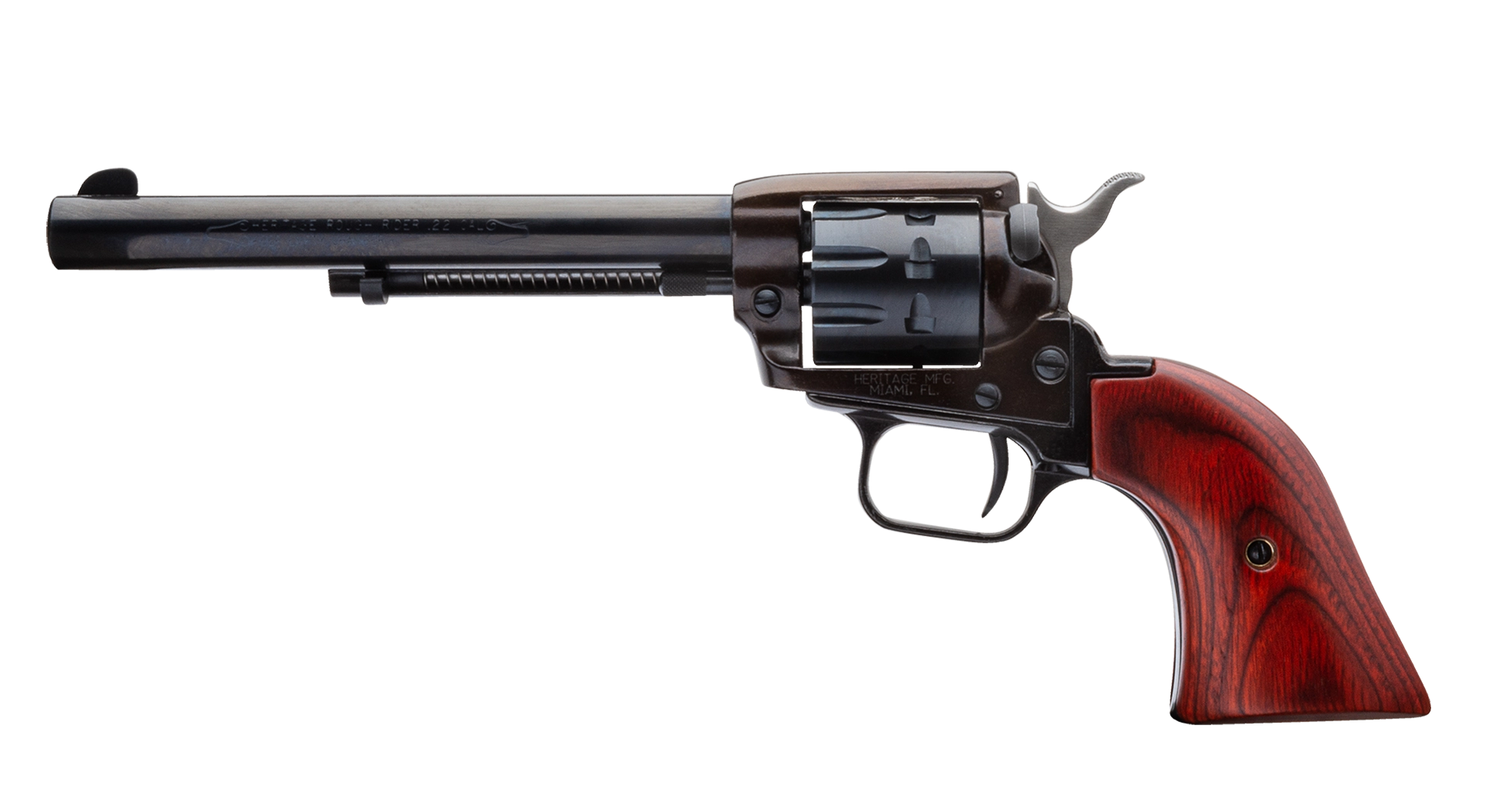 Heritage Rough Rider - Dual Cylinder .22LR/MAG BK 6-1/2’’ 9-RDS COCOBOLO - RR22999MB6