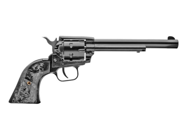 Heritage Firearms Rough Rider Small Bore .22 LR 6" Black Pearl 6-Shot Revolver - RR22B6BLKPRL